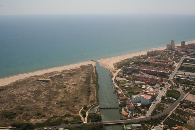  Vista aérea del Perellonet, y la Gola del Perellonet